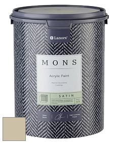 MONS SATIN PAINT – 100% акриловая полуматовая краска, 12% блеска цвет NCS S 2010-Y 