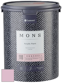 MONS EGGSHELL PAINT – 100% акриловая шелковисто-матовая краска, 7 % блеска цвет MONS 207 Розовый зефир