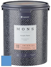 MONS INTERIOR PAINT – 100% акриловая глубоко матовая краска, 3% блеска цвет NCS S 1555-R80B 