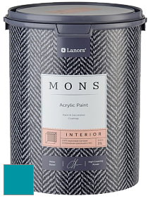 MONS INTERIOR PAINT – 100% акриловая глубоко матовая краска, 3% блеска цвет NCS S 2555-B20G 