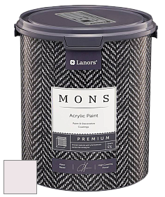 MONS PREMIUM PAINT – 100% акриловая интерьерная краска с шелковистым матовым блеском цвет NCS S 0505-R20B 
