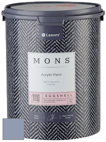 MONS EGGSHELL PAINT – 100% акриловая шелковисто-матовая краска, 7 % блеска цвет NCS S 3020-R70B 