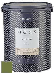 MONS CEILING PAINT – Aбсолютно матовая потолочная краска, 2% блеска цвет NCS S 4050-G40Y 