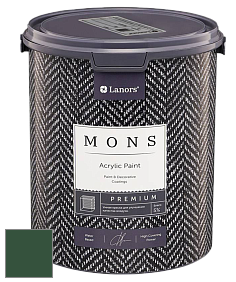 MONS PREMIUM PAINT – 100% акриловая интерьерная краска с шелковистым матовым блеском цвет NCS S 6530-G10Y 