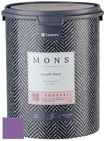 MONS EGGSHELL PAINT – 100% акриловая шелковисто-матовая краска, 7 % блеска цвет NCS S 3050-R50B 