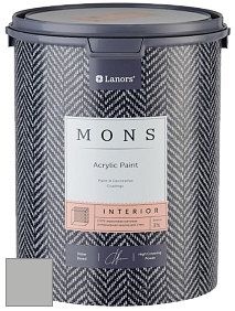 MONS INTERIOR PAINT – 100% акриловая глубоко матовая краска, 3% блеска цвет NCS S 3000-N 