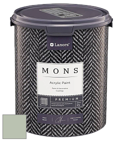 MONS PREMIUM PAINT – 100% акриловая интерьерная краска с шелковистым матовым блеском цвет NCS S 2010-G30Y 