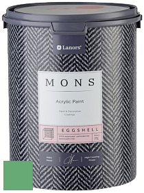 MONS EGGSHELL PAINT – 100% акриловая шелковисто-матовая краска, 7 % блеска цвет NCS S 2050-G10Y 