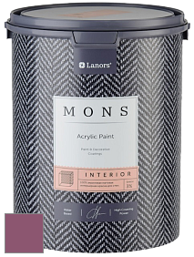 MONS INTERIOR PAINT – 100% акриловая глубоко матовая краска, 3% блеска цвет NCS S 4040-R30B 