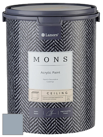 MONS CEILING PAINT – Aбсолютно матовая потолочная краска, 2% блеска цвет NCS S 3010-R80B 