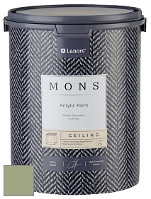 MONS CEILING PAINT – Aбсолютно матовая потолочная краска, 2% блеска цвет NCS S 3020-G40Y 