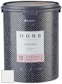 MONS EGGSHELL PAINT – 100% акриловая шелковисто-матовая краска, 7 % блеска цвет NCS S 0502-Y80R 