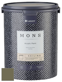 MONS CEILING PAINT – Aбсолютно матовая потолочная краска, 2% блеска цвет NCS S 6020-G70Y 