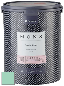MONS EGGSHELL PAINT – 100% акриловая шелковисто-матовая краска, 7 % блеска цвет NCS S 1030-B90G 