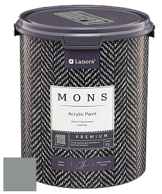MONS PREMIUM PAINT – 100% акриловая интерьерная краска с шелковистым матовым блеском цвет NCS S 4502-G 