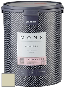 MONS EGGSHELL PAINT – 100% акриловая шелковисто-матовая краска, 7 % блеска цвет NCS S 1510-G80Y 