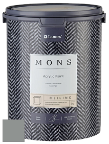MONS CEILING PAINT – Aбсолютно матовая потолочная краска, 2% блеска цвет NCS S 4502-G 