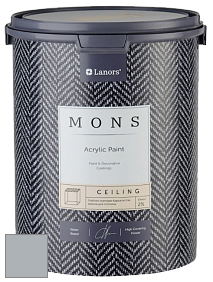 MONS CEILING PAINT – Aбсолютно матовая потолочная краска, 2% блеска цвет MONS 153 Зимний вечер
