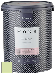 MONS EGGSHELL PAINT – 100% акриловая шелковисто-матовая краска, 7 % блеска цвет NCS S 0530-G40Y 