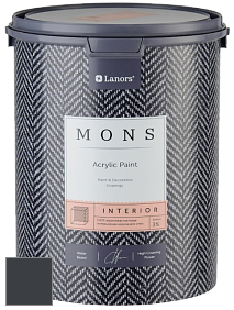 MONS INTERIOR PAINT – 100% акриловая глубоко матовая краска, 3% блеска цвет NCS S 8505-R80B 