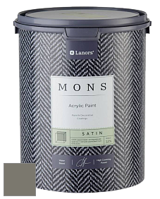MONS SATIN PAINT – 100% акриловая полуматовая краска, 12% блеска цвет NCS S 6005-G80Y 