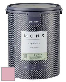 MONS SATIN PAINT – 100% акриловая полуматовая краска, 12% блеска цвет NCS S 1030-R20B 