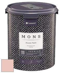 MONS PREMIUM PAINT – 100% акриловая интерьерная краска с шелковистым матовым блеском цвет NCS S 1015-Y80R 