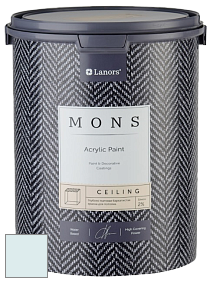 MONS CEILING PAINT – Aбсолютно матовая потолочная краска, 2% блеска цвет NCS S 0507-B20G 