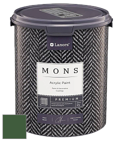 MONS PREMIUM PAINT – 100% акриловая интерьерная краска с шелковистым матовым блеском цвет NCS S 5540-G20Y 