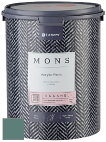 MONS EGGSHELL PAINT – 100% акриловая шелковисто-матовая краска, 7 % блеска цвет NCS S 5020-B70G 