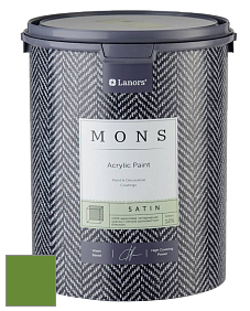 MONS SATIN PAINT – 100% акриловая полуматовая краска, 12% блеска цвет NCS S 2570-G30Y 
