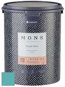 MONS INTERIOR PAINT – 100% акриловая глубоко матовая краска, 3% блеска цвет NCS S 2040-B40G 