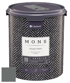MONS PREMIUM PAINT – 100% акриловая интерьерная краска с шелковистым матовым блеском цвет NCS S 6502-G 