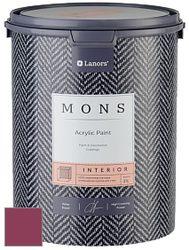 MONS INTERIOR PAINT – 100% акриловая глубоко матовая краска, 3% блеска цвет NCS S 3060-R20B 