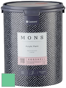 MONS EGGSHELL PAINT – 100% акриловая шелковисто-матовая краска, 7 % блеска цвет NCS S 1050-G 