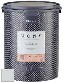 MONS INTERIOR PAINT – 100% акриловая глубоко матовая краска, 3% блеска цвет MONS 150 Ветер перемен