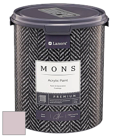 MONS PREMIUM PAINT – 100% акриловая интерьерная краска с шелковистым матовым блеском цвет NCS S 1510-R20B 
