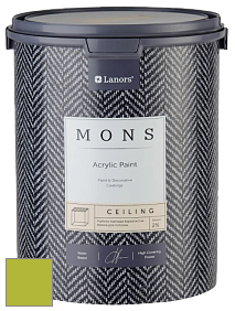 MONS CEILING PAINT – Aбсолютно матовая потолочная краска, 2% блеска цвет NCS S 1070-G50Y 