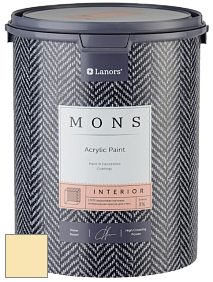 MONS INTERIOR PAINT – 100% акриловая глубоко матовая краска, 3% блеска цвет NCS S 0520-Y 