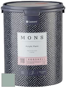 MONS EGGSHELL PAINT – 100% акриловая шелковисто-матовая краска, 7 % блеска цвет NCS S 3010-B90G 