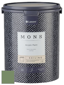 MONS CEILING PAINT – Aбсолютно матовая потолочная краска, 2% блеска цвет NCS S 4030-G30Y 