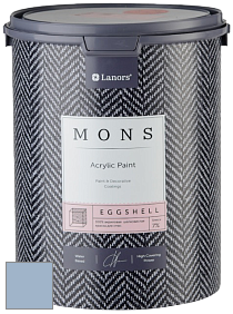 MONS EGGSHELL PAINT – 100% акриловая шелковисто-матовая краска, 7 % блеска цвет NCS S 2020-R80B 