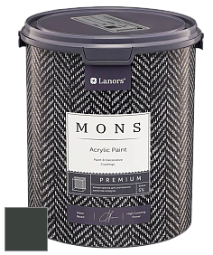 MONS PREMIUM PAINT – 100% акриловая интерьерная краска с шелковистым матовым блеском цвет NCS S 8505-G 