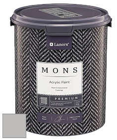 MONS PREMIUM PAINT – 100% акриловая интерьерная краска с шелковистым матовым блеском цвет NCS S 2500-N 