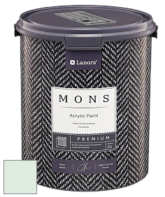 MONS PREMIUM PAINT – 100% акриловая интерьерная краска с шелковистым матовым блеском цвет NCS S 0510-G 