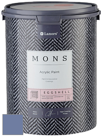 MONS EGGSHELL PAINT – 100% акриловая шелковисто-матовая краска, 7 % блеска цвет NCS S 4030-R70B 