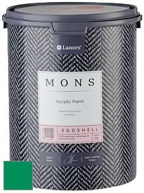 MONS EGGSHELL PAINT – 100% акриловая шелковисто-матовая краска, 7 % блеска цвет NCS S 2565-G 