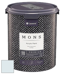 MONS PREMIUM PAINT – 100% акриловая интерьерная краска с шелковистым матовым блеском цвет NCS S 0505-B 
