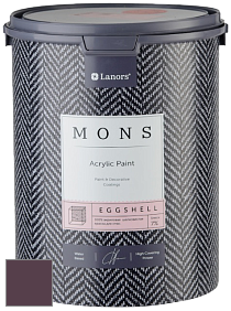 MONS EGGSHELL PAINT – 100% акриловая шелковисто-матовая краска, 7 % блеска цвет NCS S 7020-R30B 