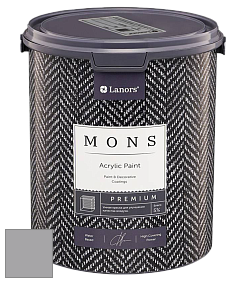 MONS PREMIUM PAINT – 100% акриловая интерьерная краска с шелковистым матовым блеском цвет NCS S 3502-R50B 